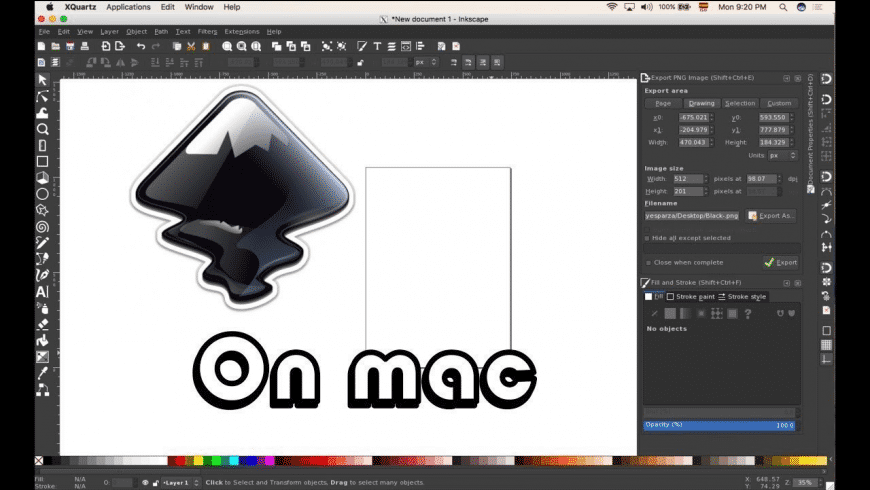 inkscape equivalent for mac